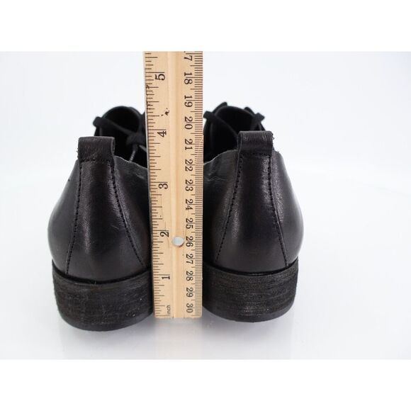 KORK-EASE Women's Rori Laceless Oxford Womens 8 M Black Leather Block Heel - Picture 5 of 12